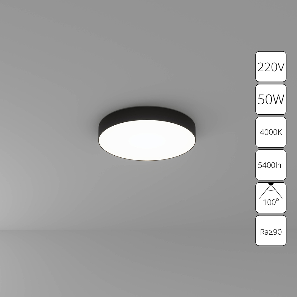 Потолочный светодиодный светильник Arte Lamp FADO A6650PL-1BK
