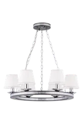Люстра подвесная Sfera Sveta 85649/6A WENGUE+CH, 6×40 Вт, хромированная и венге
