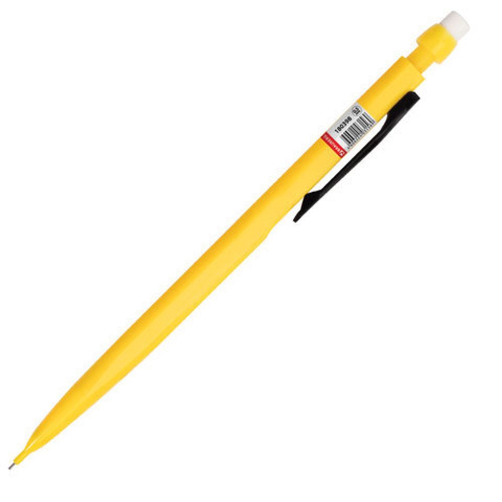 Карандаш механический 0,5 мм, BRAUBERG "Classic", ластик, корпус ассорти, 180398