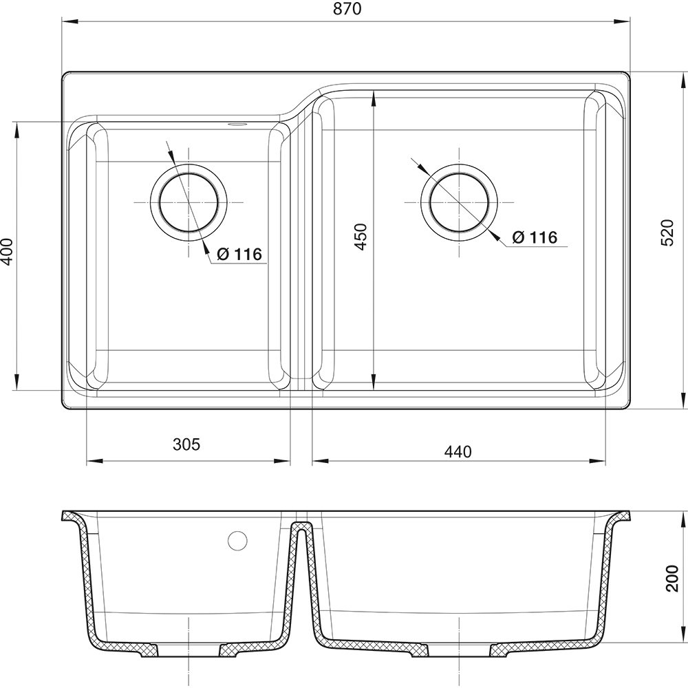 Rivelato AXEL X-90D antracite