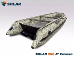 Лодка надувная моторная solar-500 caravan jet tunnel