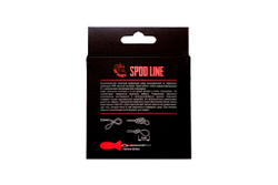 Леска плетеная Carp Hammer "Spod Line X8" 300м/0.20мм 20LB цв. красный