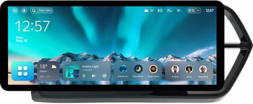 Магнитола для Jetta VS5, VS7 2022+ - Teyes CC4 монитор 12.3" 2K QLED + рамка 10, Android 14, Быстрейшая, Snapdragon 680, DSP, CarPlay, 4G SIM-слот