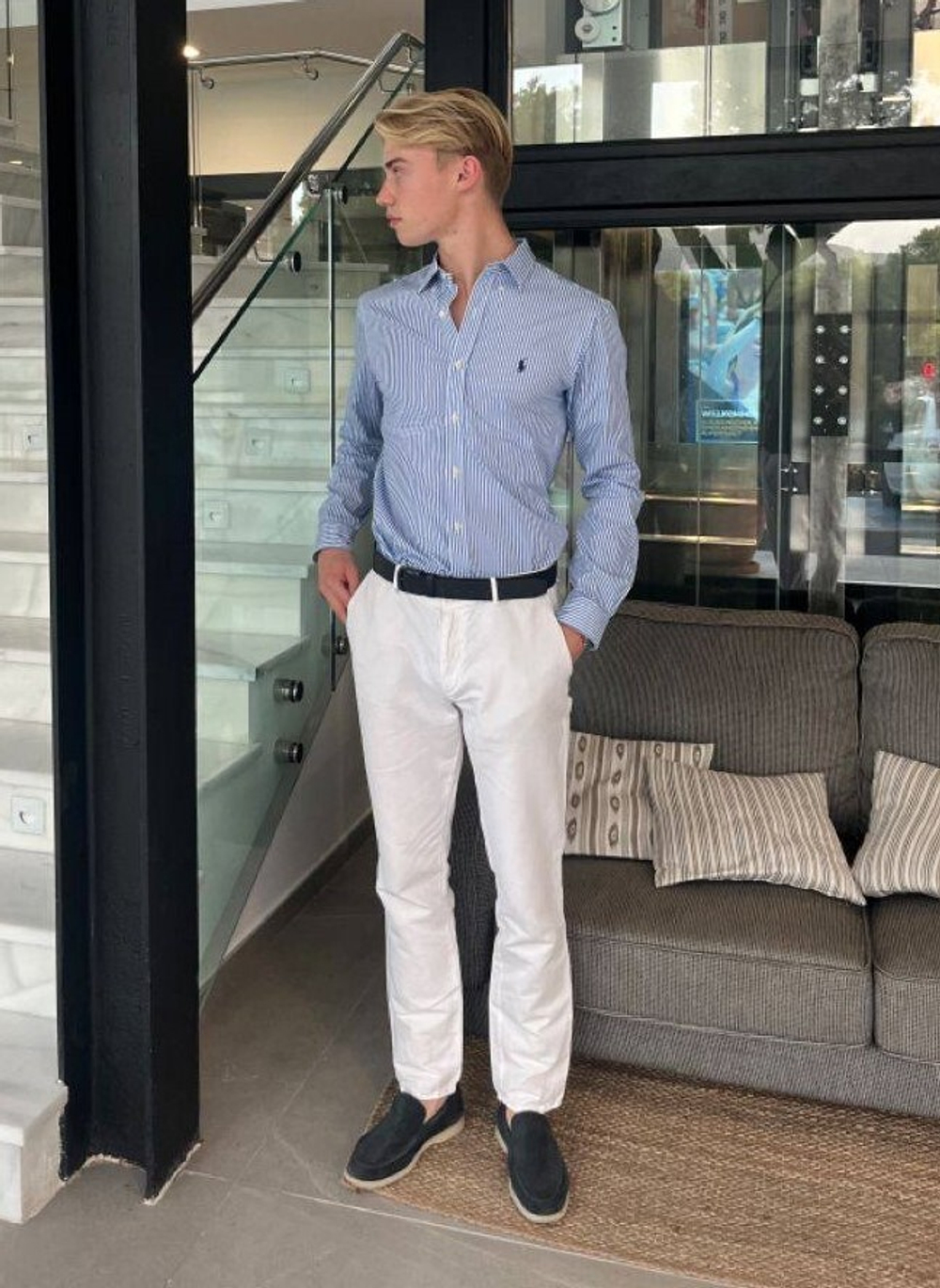 Замшевые лоферы Loro Piana Summer Walk графитового цвета