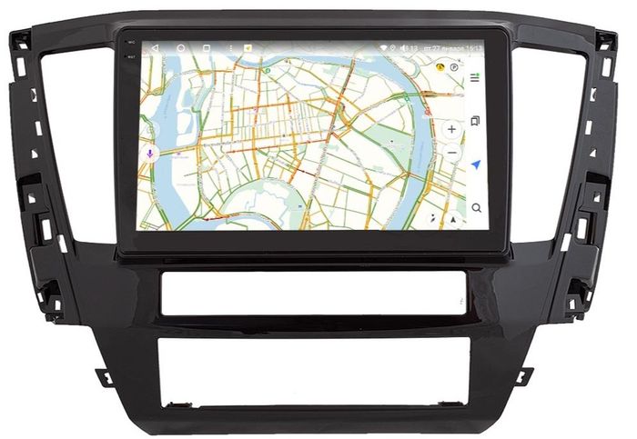 Магнитола для Mitsubishi Pajero Sport 3 2020-2024, Montero Sport (прямоугольный климат, рамка 10) - Vaycar VA47-3181-2K на Android 13, Быстрая, 2K QLED, CarPlay, 4G SIM-слот