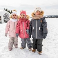 Парка зимняя мембранная на меху "Роза"