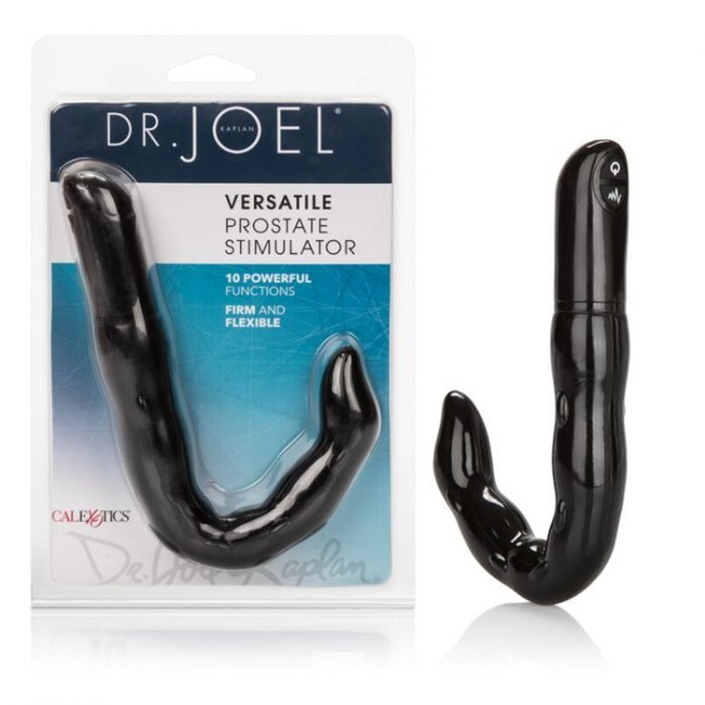 Массажер простаты с вибрацией Dr. Joel Kaplan® Versatile Prostate Stimulator (Цвет: черный)