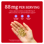 SMNutrition, экстракт шафрана, 88,5 мг, 90 капсул