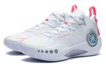 Li Ning Shadow 3 Cushioning Slip Resistant Abrasion Resistant Mid top Basketball Shoes Men"s Standard White