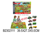 Игровой набор с транспортом, коробка SQ80233-82BK