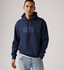 Толстовка мужская LEVI'S RELAXED GRAPHIC PO SSNL SERIF 4 NAVY BLA