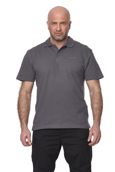 Футболка 7.62 поло Mini Logo T-Shirt(Мини лого) (хлопок, серый) 7PO-01GR