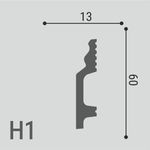 Плинтус напольный  XPS POLYMER Н 1 60/13