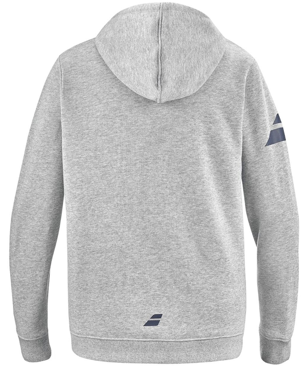 Кофта для мальчика теннисная Babolat Exercise Hood Sweat Jr - high rise heather