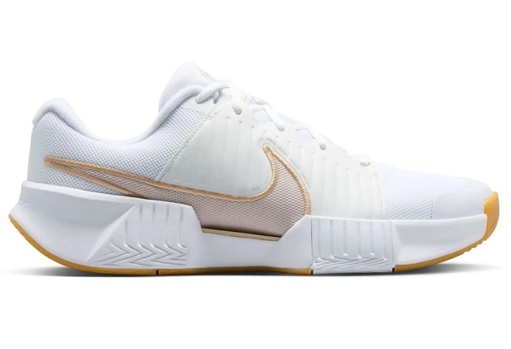 Мужские теннисные кроссовки Nike Zoom GP Challenge Pro - white/lt orewood brown/summit white