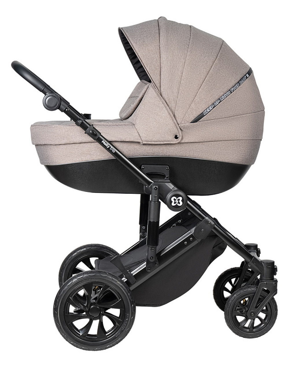 Коляска модульная 3в1 Molly Trio (Beige/Бежевый)