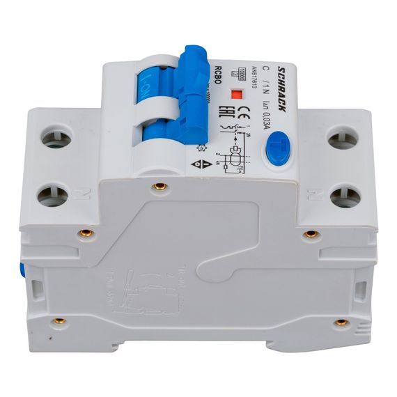 Дифавтомат Schrack Technik 1P+N C 20A 30mA тип A 10kA AK617620-- (АВДТ)