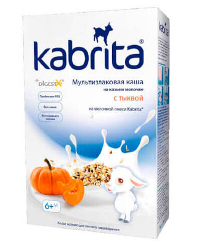Каша Kabrita Мультизлаковая с тыквой (6+) 180 г