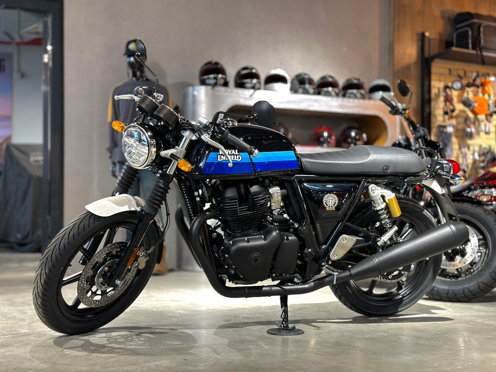 Royal Enfield Continental GT 650 Slipstream Blue (Black Alloy) 2025