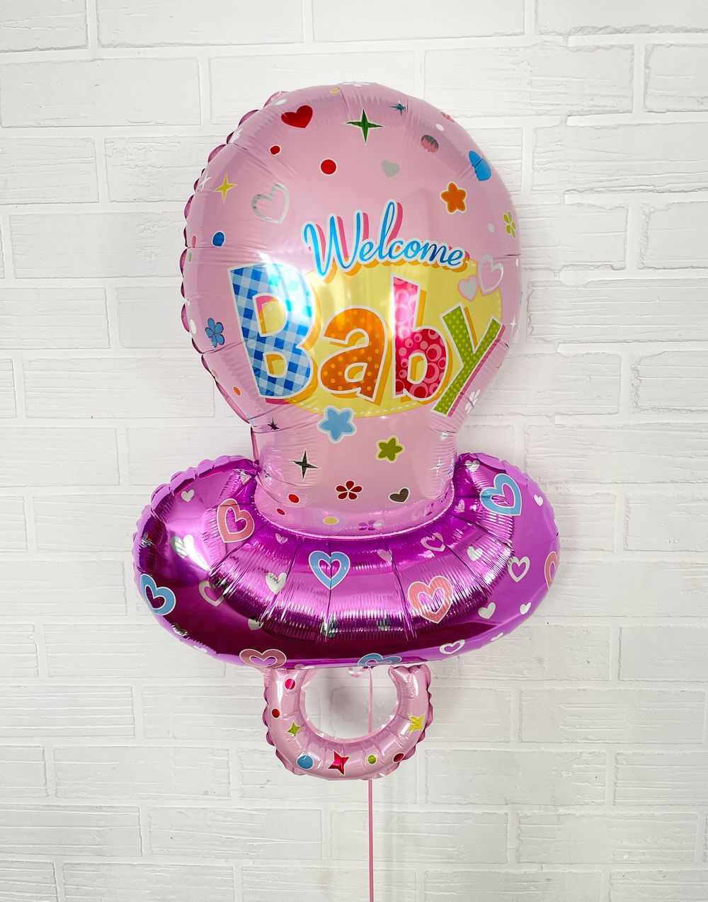 F Шар фигура "Новорожденный Соска для девочки 40"/101 см х 23"/58 см (БГ-30) 