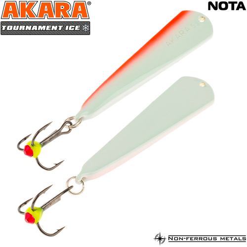 Блесна зимняя Akara Tournament Ice Nota 35 3 гр. 32 фосфорн