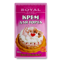Крем для торта Royal клубничный 100 гр