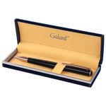 Ручка подарочная шариковая GALANT "PUNCTUM BLACK", корпус черный, детали розовое золото, узел 0,7 мм, синяя, 143514