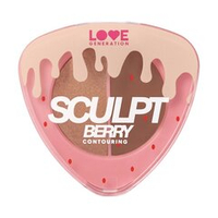 Love Generation Палетка для контуринга лица "SculptBerry" тон 01 коричневый, золотистый