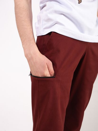 Брюки COOL PENGUIN Scum Twill (Бордовый)