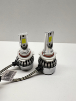 HB3 9005 / Автомобильные светодиодные лампы, HB3 9005, 36W, 3800 Lm, 12 вольт, LED Headlight C6, Серия СИ Шесть, TG (2 шт. / комплект)