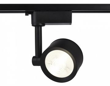 Трековый однофазный светодиодный светильник GL6392 BK черный LED 12W 4200K 24° Ambrella