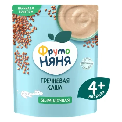 Каша Фрутоняня безмолочная Гречка 200г, с 4 месяцев