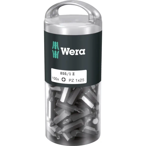 Биты для винтов PZ 1x25 мм DIY-Box Wera 05072443001