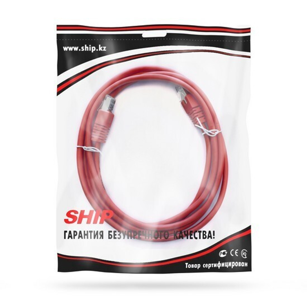 Патч Корд SHIP Cat.5e FTP LSZH RJ-45 1.5 м S4025RD0150-P