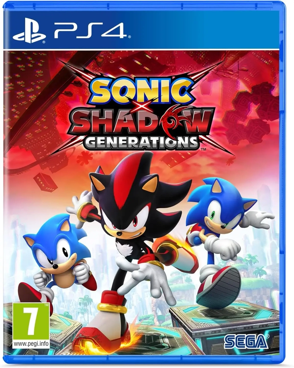 Sonic x Shadow Generations Day One Edition (диск для PS4, интерфейс и субтитры на русском языке)