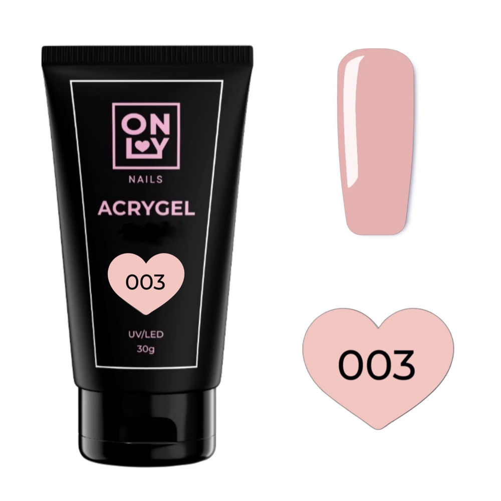 Акригель Delicate Pink 003 OnlyNails, 30 гр