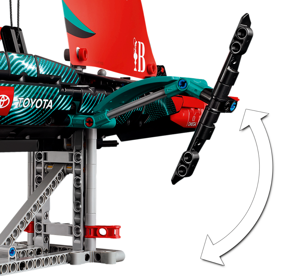 Конструктор Лего Техник Спортивная яхта эмирэйтс | LEGO Technic Emirates Team New Zealand AC75 Yacht 42174, 962 д (18+)