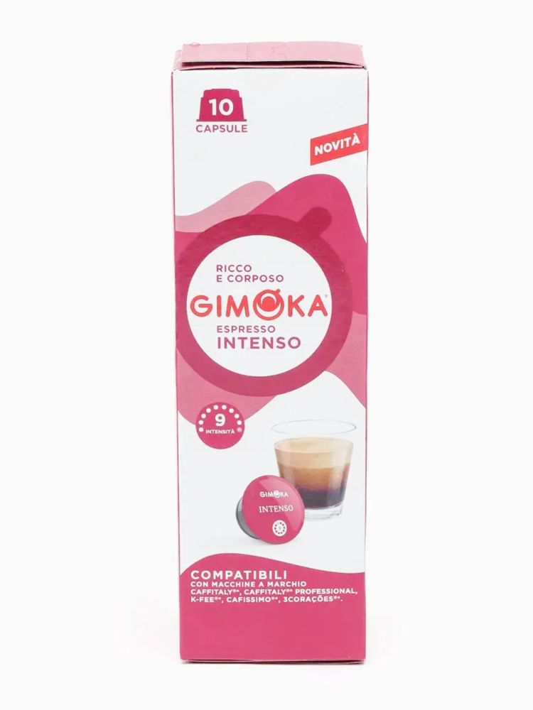 Кофе в капсулах Gimoka Intenso Caffitaly K-fee 10 шт x 8 уп