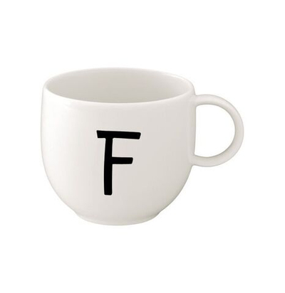 Кружка фарфоровая с буквой Letters-F 400 мл (из Финляндии)