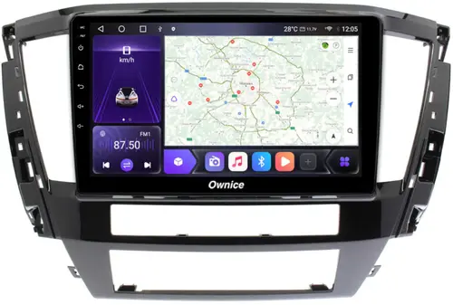 Магнитола для Mitsubishi Pajero Sport 3 2020-2024, Montero Sport - Kuberg SF-1038-IJ IPS, Android 10, 4G SIM-слот