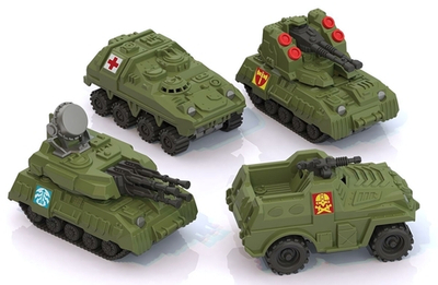 Военная серия мини 4 шт (в блистере) (Нордпласт)