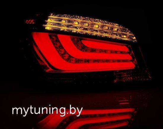 Задние фонари BMW E60 07-10 red smoke led bar