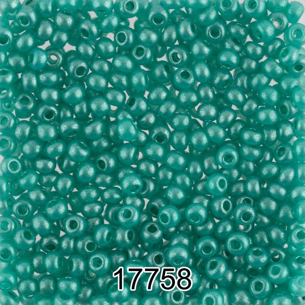 Бисер Preciosa 10/0 (2.3 мм), 500 г, 17758 (Ф478) бирюзовый