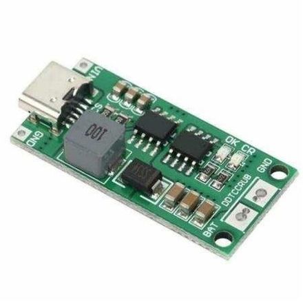 Модуль заряда Li-ion аккумуляторов 3S вход Type-C, выход 12.6В, встроенная защита аккумулятора