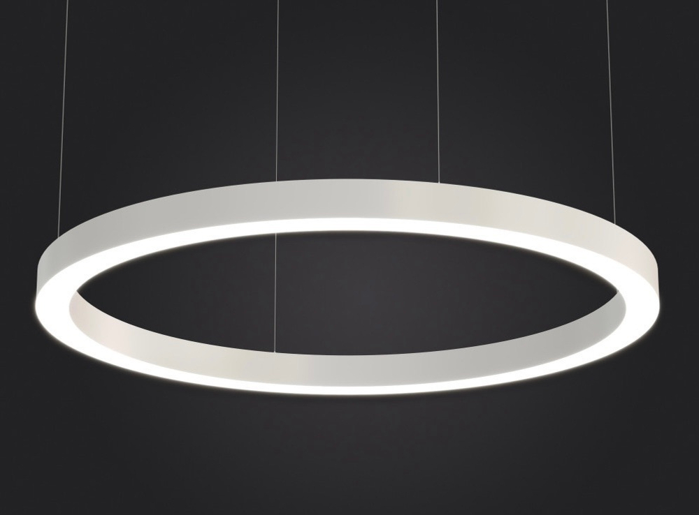Подвесной LED светильник кольцевой OREOL-800 60Вт 5000К 5100Лм белый IP20 800х800х100мм DARKLUM