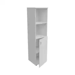 Шкаф узкий низкий ЛФ230 400х406х1610, серый