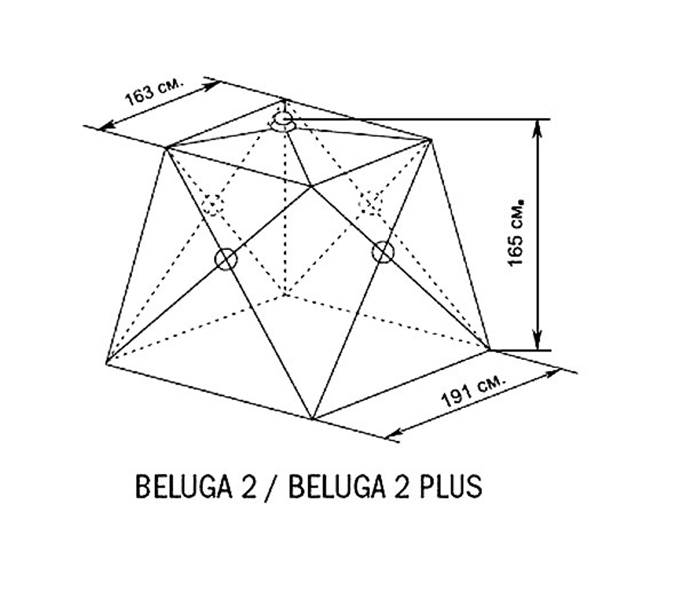 Зимняя палатка (куб) Canadian Camper Beluga 2