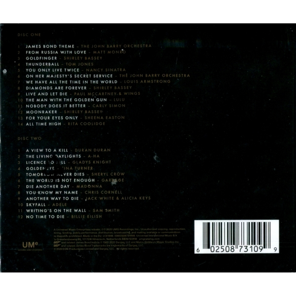 Soundtrack / Best Of Bond... James Bond (2CD)