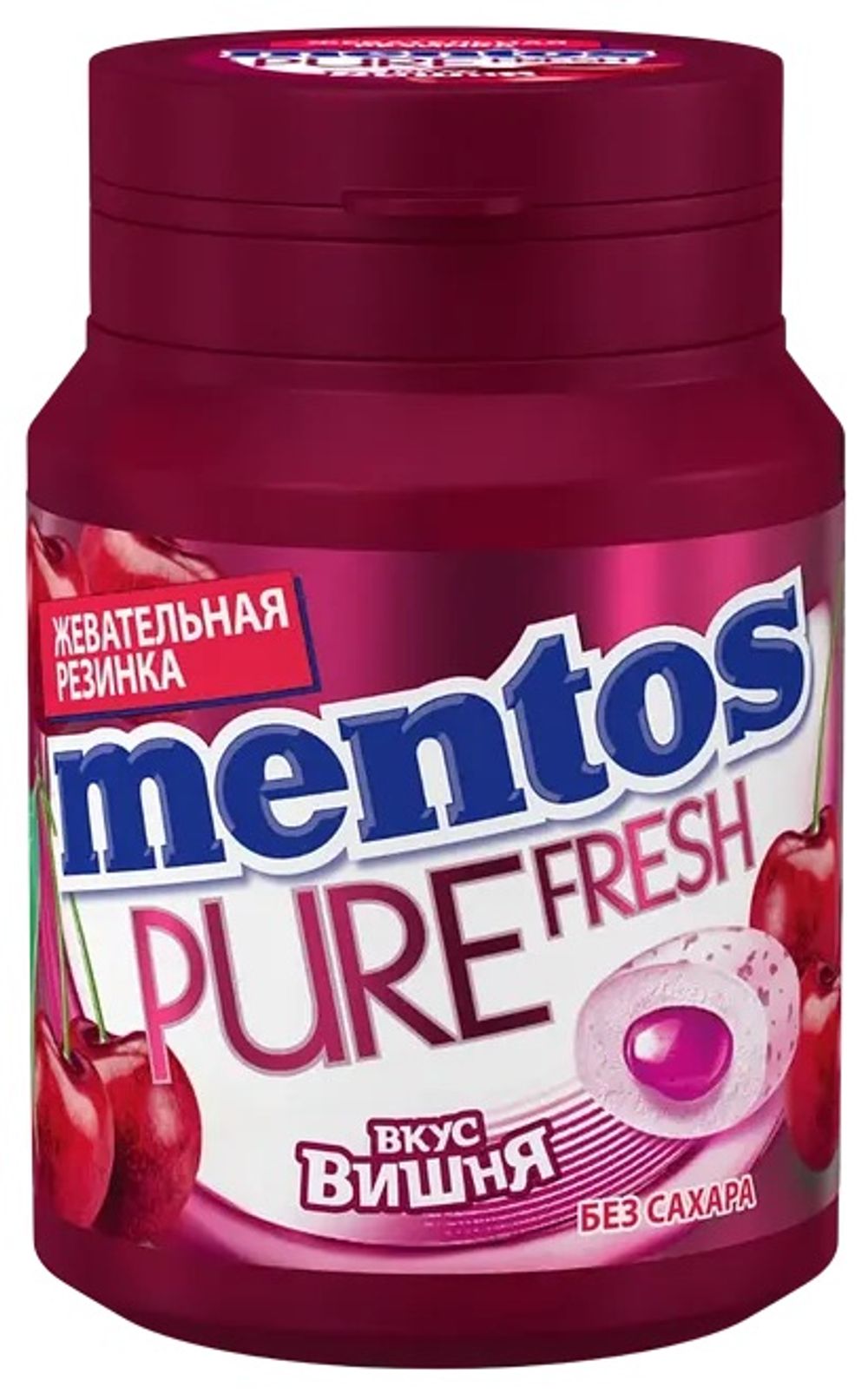 Жевательная резинка Ментос Pure White Вишня 54гр