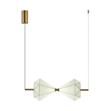Подвесной светодиодный светильник 12W 4000К 7090/10L белый/латунь L-vision Sand Glass Odeon Light